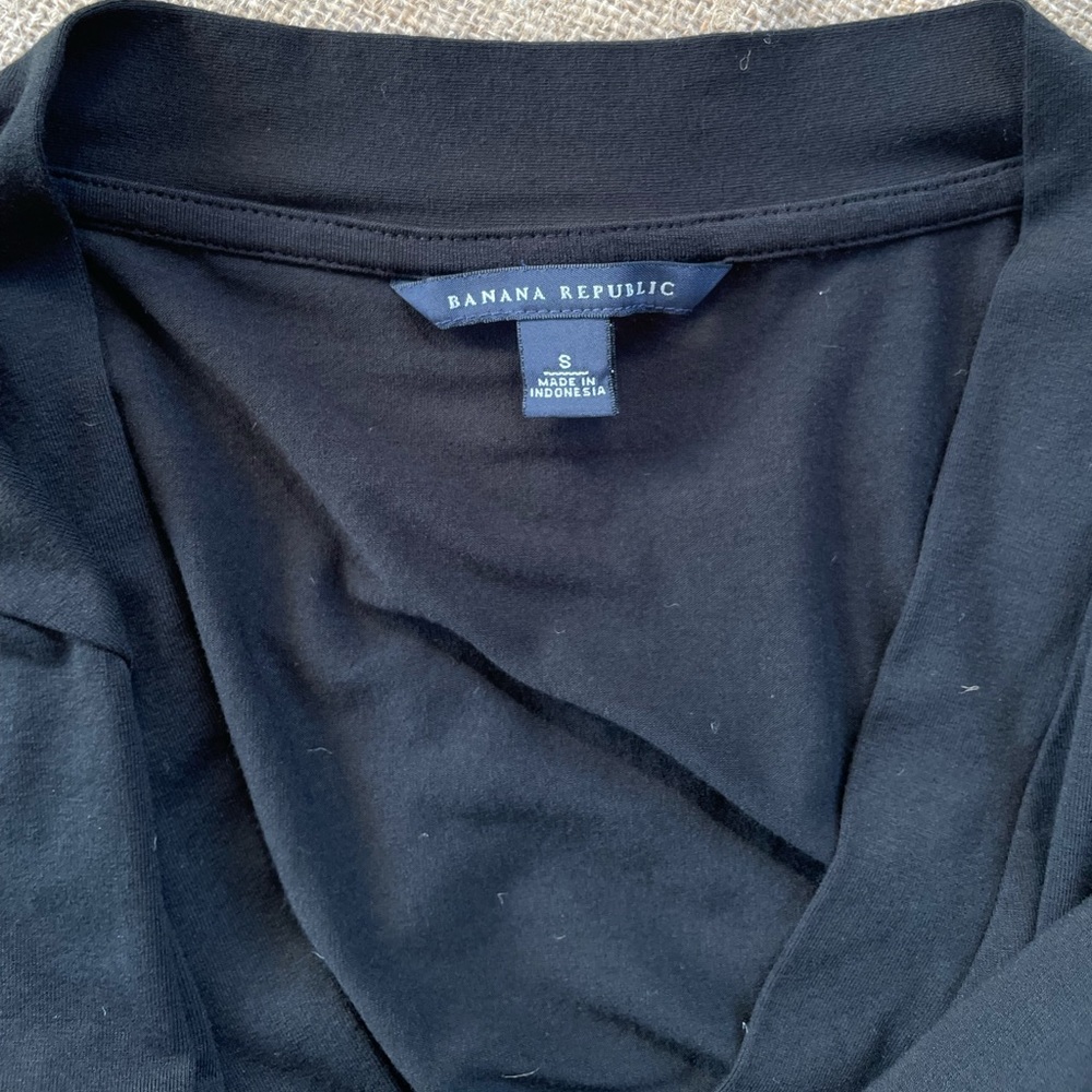Banana Republic Black Wrap Dress - Picture 4 of 4